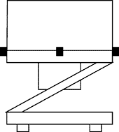 ボウル横３点止めイラスト