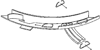 ツーリング　シルエット／取っ手　図