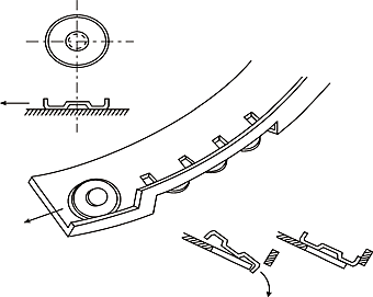 ツーリング　ピン／水晶振動子　図