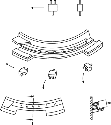 ツーリング スロットフード／チップトランジスタ　図
