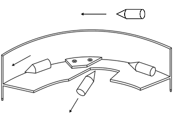 ツーリング　ヤマセン ／ とんがりピン　図